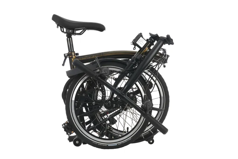 Brompton C Line Explore Folding Bike 2023 in Black Lacquer-5